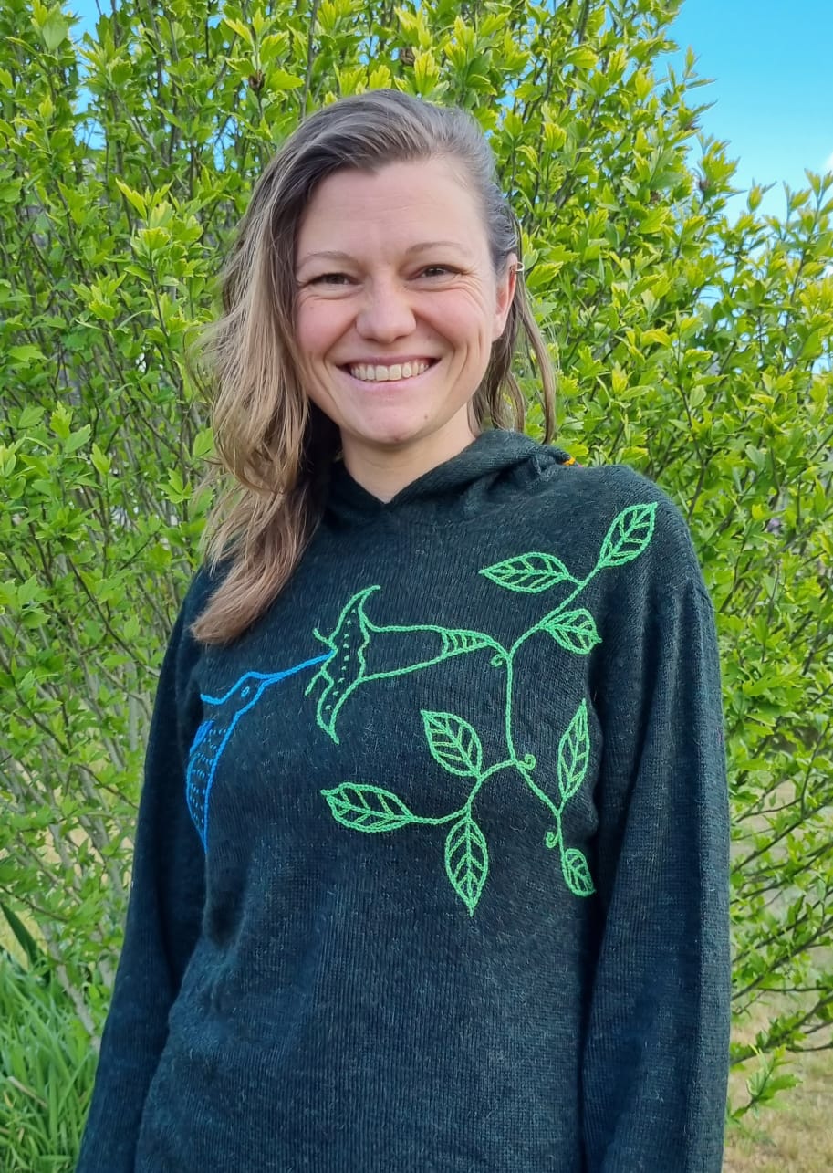 Customized Alpaca Hoodie with Shipibo Embroidery